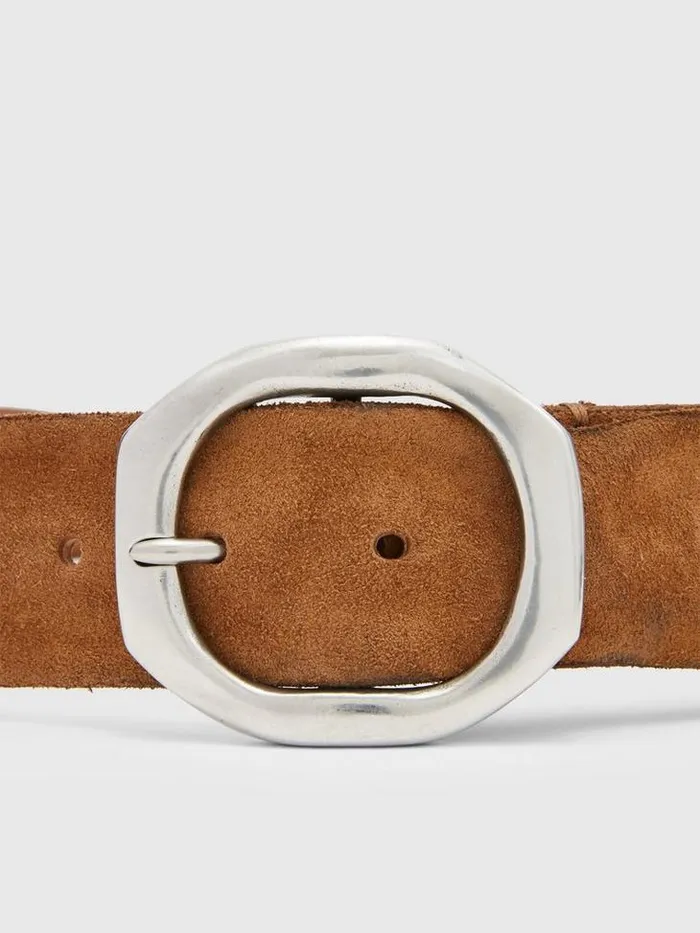NOVA SUEDE BELT Ginger Men John Varvatos Leather Belts
