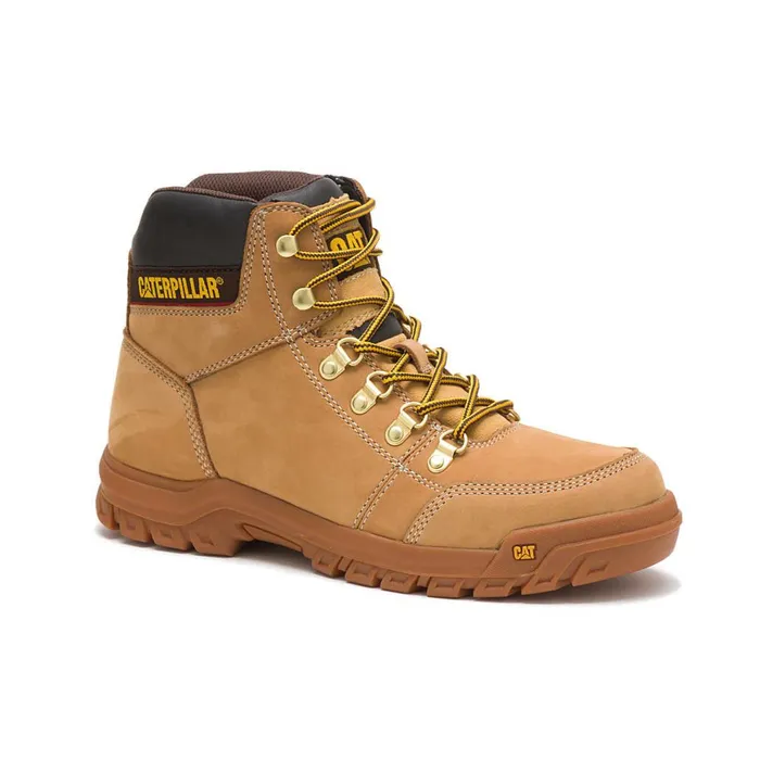 Outline Work Boot Honey Reset Men Cat Footwear Boots