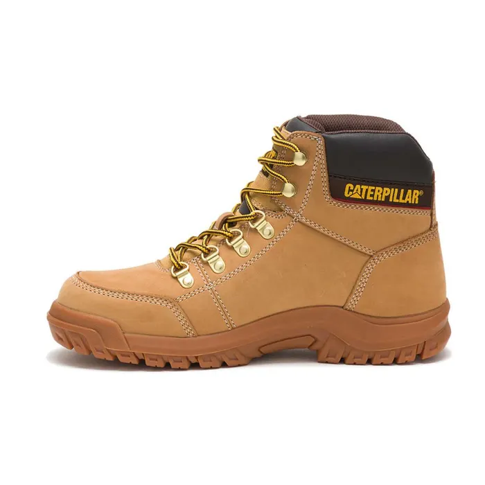 Outline Work Boot Honey Reset Men Cat Footwear Boots