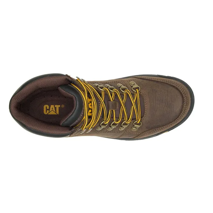 Outline Work Boot Seal Brown Men Cat Footwear Soft Toe