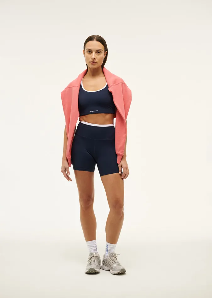 PE Nation Activewear Women STELLAR SPORTS BRA IN DARK NAVY