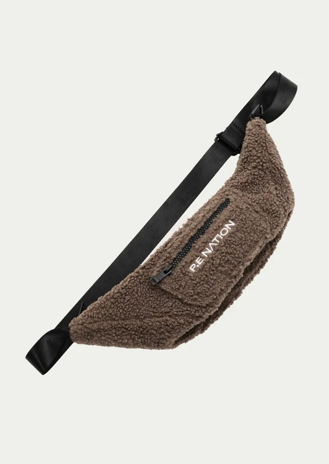 PE Nation Bags Women HOMAGE SHERPA CROSS BODY BAG IN FOSSIL