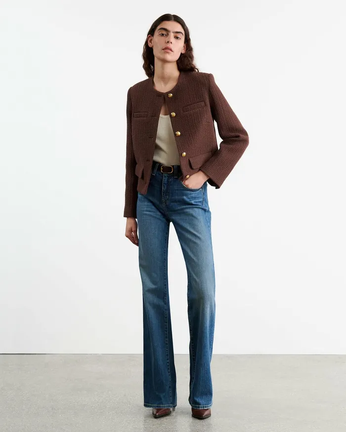 PAIGE JACKET Espresso Women Nili Lotan Jackets and Blazers