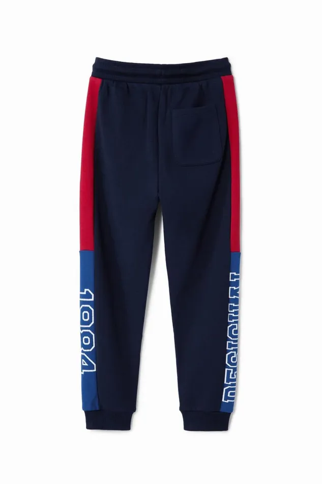 Pants and Jeans Kids Desigual Basketball Jogger Pants Blue
