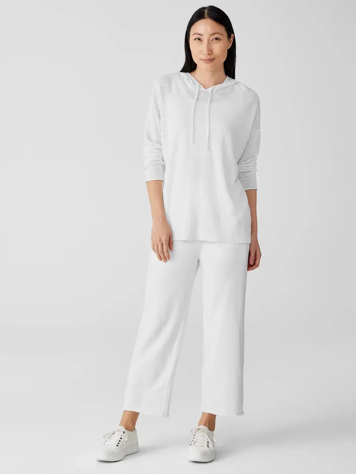 Pants Shorts and Jumpsuits Women Eileen Fisher Lightweight Organic Cotton Terry Straight Pant White Pants Shorts and Jumpsuits Women Eileen Fisher Lightweight Organic Cotton Terry Straight Pant White