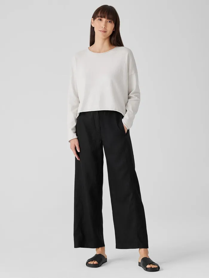 Pants Shorts and Jumpsuits Women Eileen Fisher Organic Linen Wide Trouser Pant Black Pants Shorts and Jumpsuits Women Eileen Fisher Organic Linen Wide Trouser Pant Black