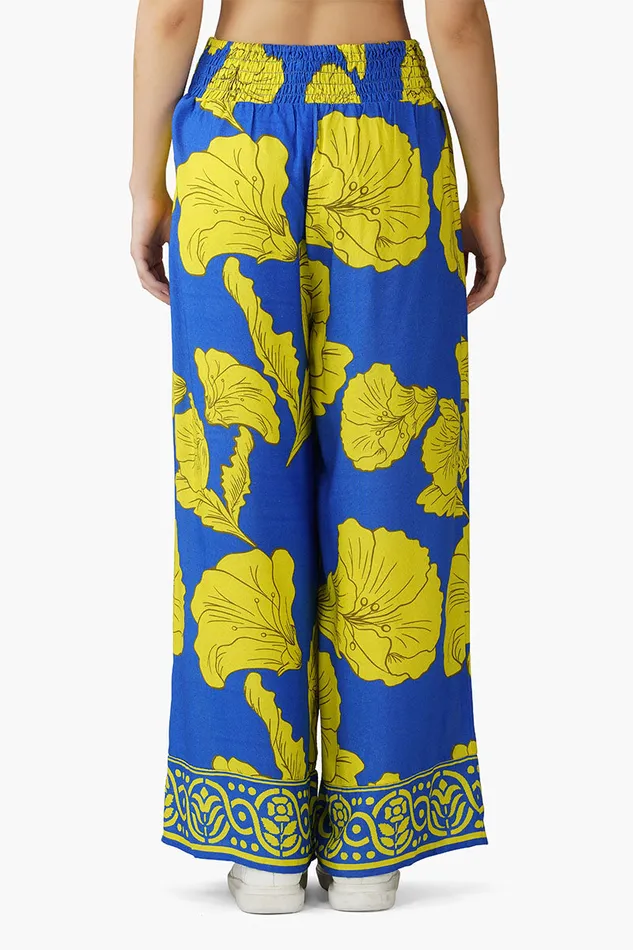Pants Women America and Beyond Yellow Daze Printed Pant