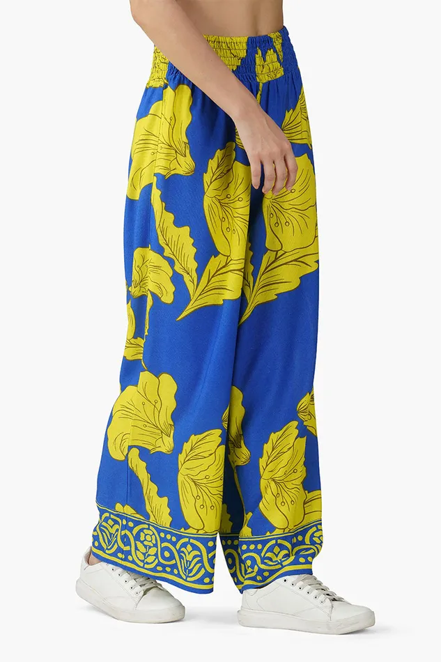 Pants Women America and Beyond Yellow Daze Printed Pant