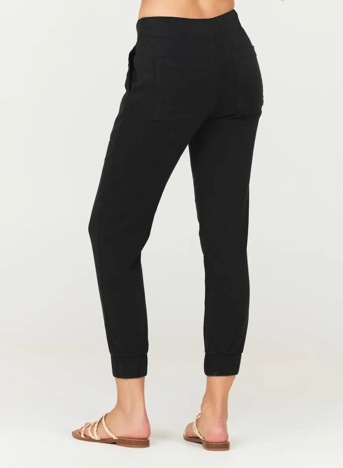 Pants Women Bella Dahl Pocket Jogger 8211 Vintage Black Pants Women Bella Dahl Pocket Jogger 8211 Vintage Black