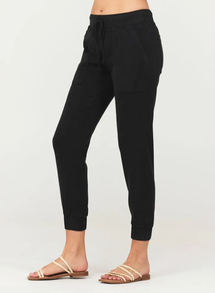 Pants Women Bella Dahl Pocket Jogger 8211 Vintage Black Pants Women Bella Dahl Pocket Jogger 8211 Vintage Black