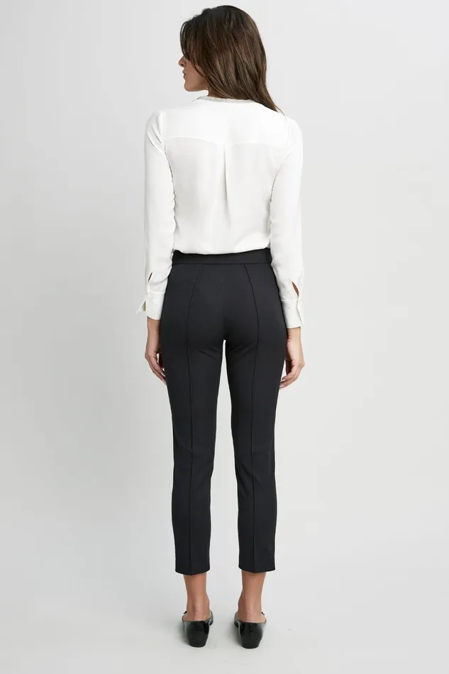 Pants Women Elie Tahari Contour Slim Pant BLACK