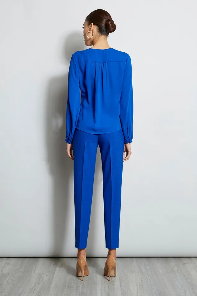 Pants Women Elie Tahari Slim Pant VIBE BLUE