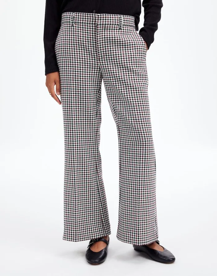 Pants Women Madewell Kick Out Crop Pants In Stretch Twill Aroma