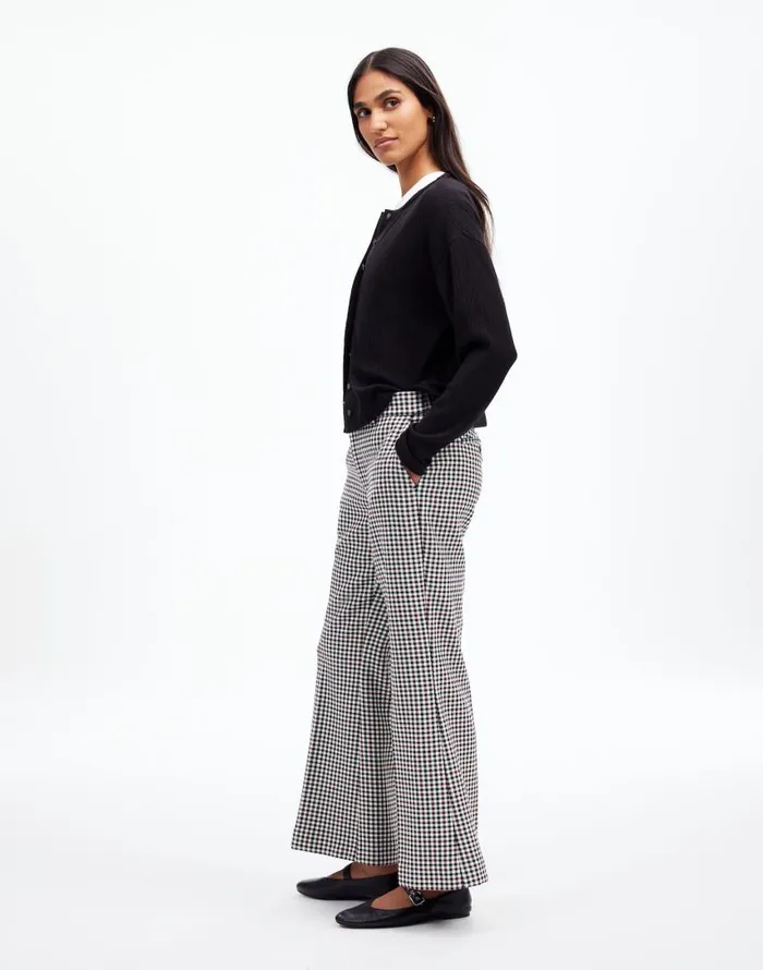 Pants Women Madewell Kick Out Crop Pants In Stretch Twill Aroma