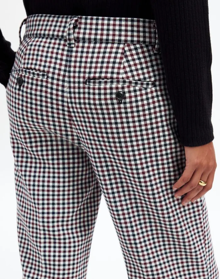Pants Women Madewell Kick Out Crop Pants In Stretch Twill Aroma