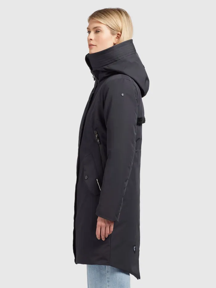 Parkas Women Mantel CHARLYN4 Grau Grau KHUJO