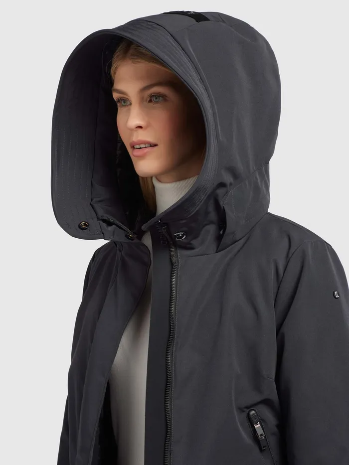 Parkas Women Mantel CHARLYN4 Grau Grau KHUJO