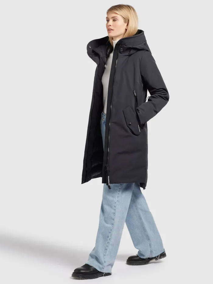 Parkas Women Mantel CHARLYN4 Grau Grau KHUJO