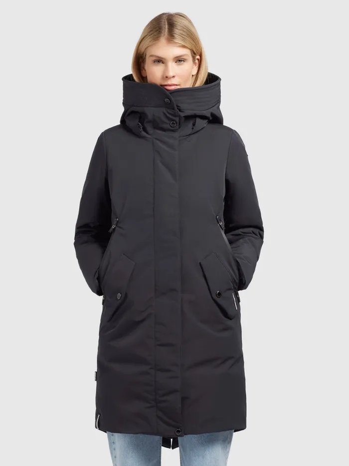 Parkas Women Mantel CHARLYN4 Grau Grau KHUJO