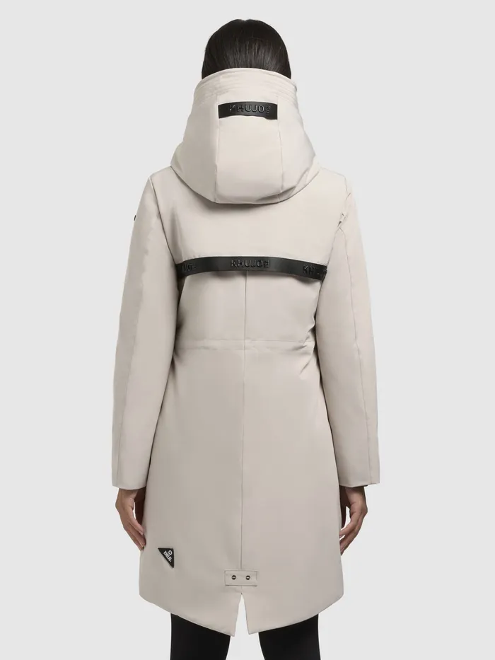 Parkas Women Mantel CHARLYN4 Hellbeige Hellbeige KHUJO