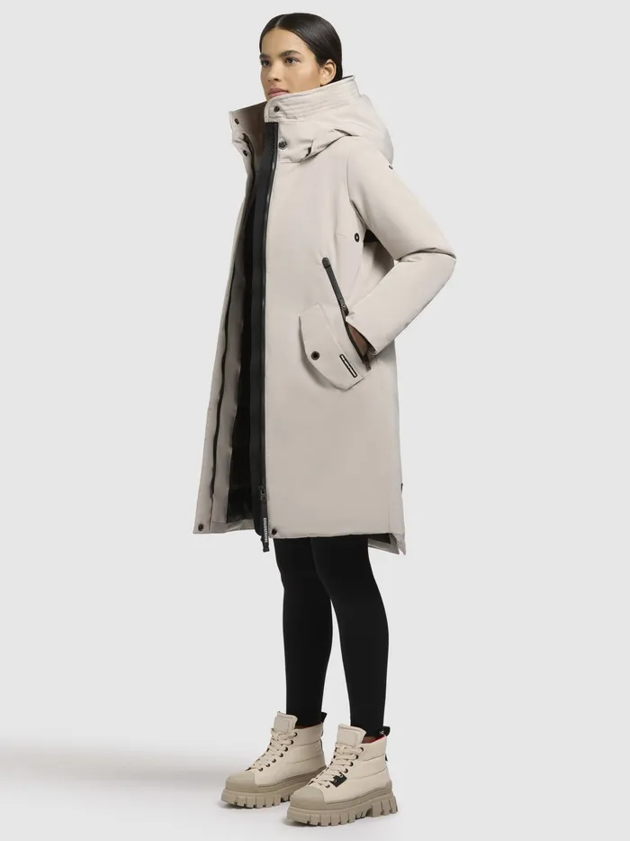 Parkas Women Mantel CHARLYN4 Hellbeige Hellbeige KHUJO