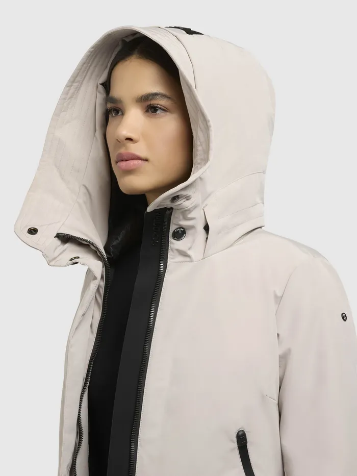 Parkas Women Mantel CHARLYN4 Hellbeige Hellbeige KHUJO