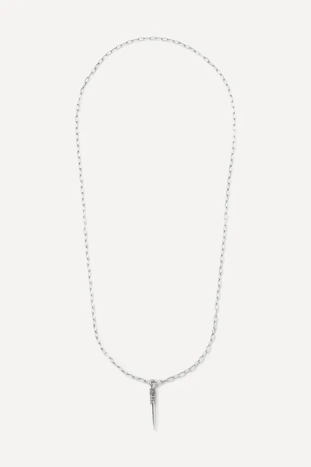 Pendant Necklace Wakiza Gray Women Baandsh Jewelry