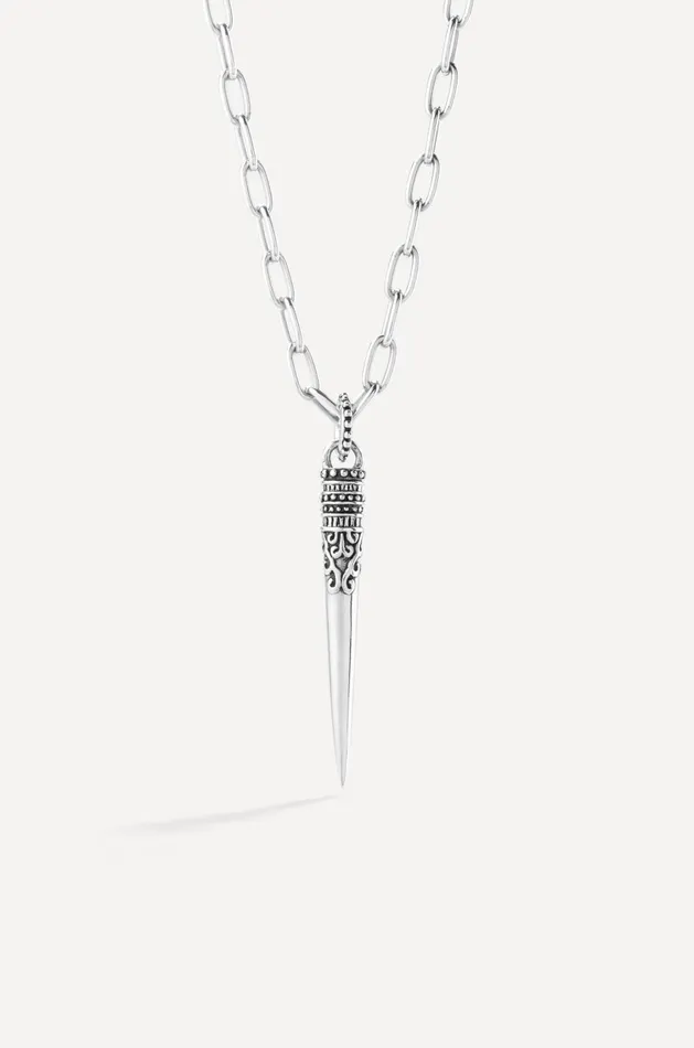 Pendant Necklace Wakiza Gray Women Baandsh Jewelry