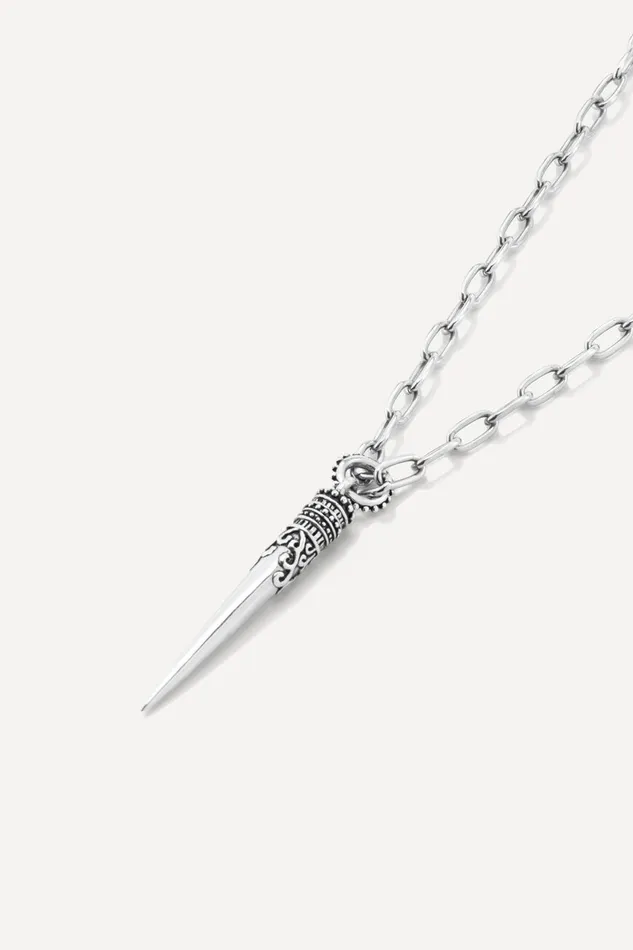 Pendant Necklace Wakiza Gray Women Baandsh Jewelry