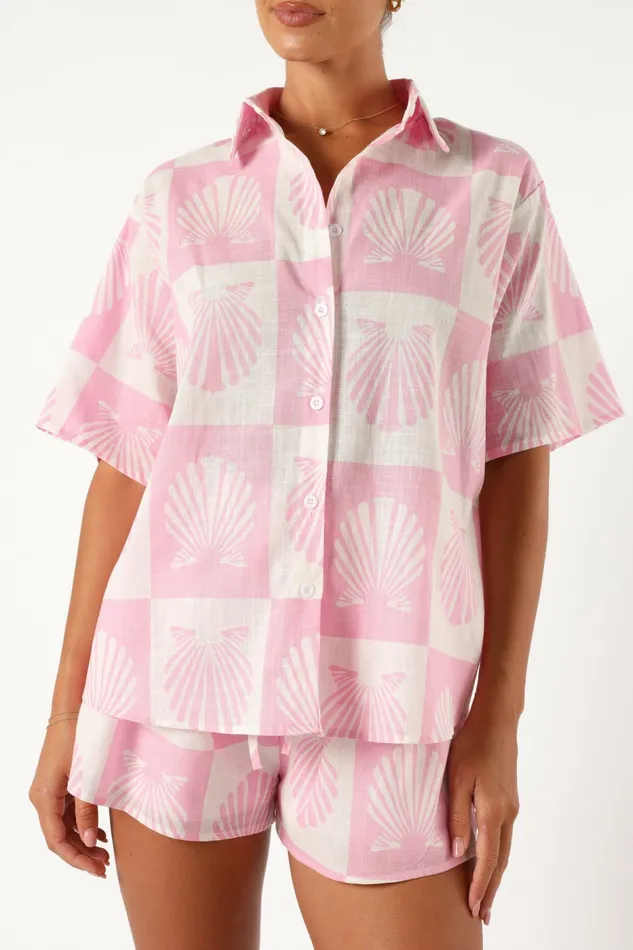 Petal and Pup Blouses and Shirts Women Harvey Short Set Pink