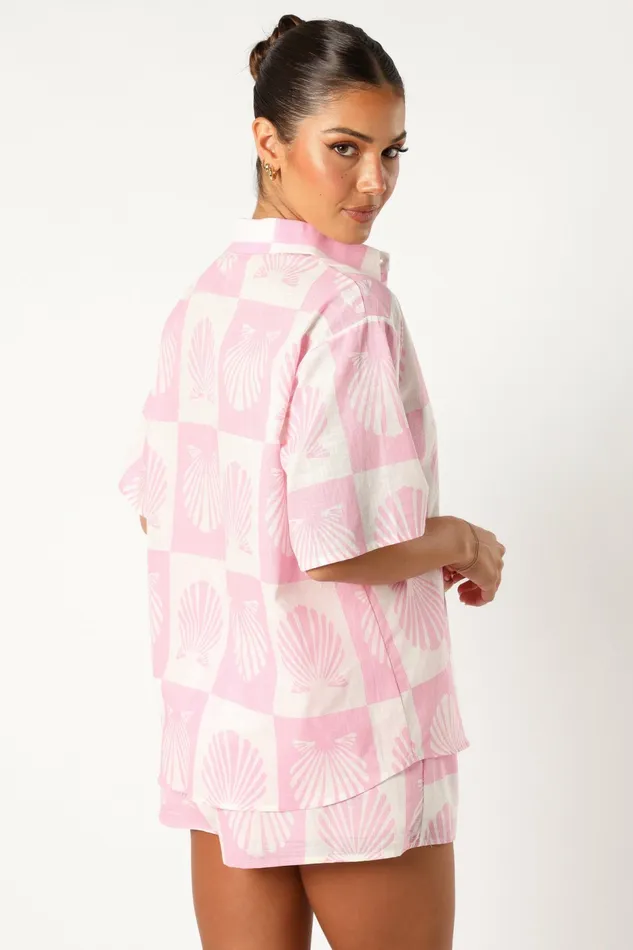Petal and Pup Blouses and Shirts Women Harvey Short Set Pink