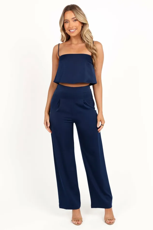 Petal and Pup Esmeralda Two Piece Set Navy Women Matching Sets