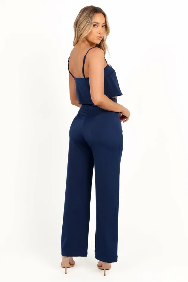 Petal and Pup Esmeralda Two Piece Set Navy Women Matching Sets