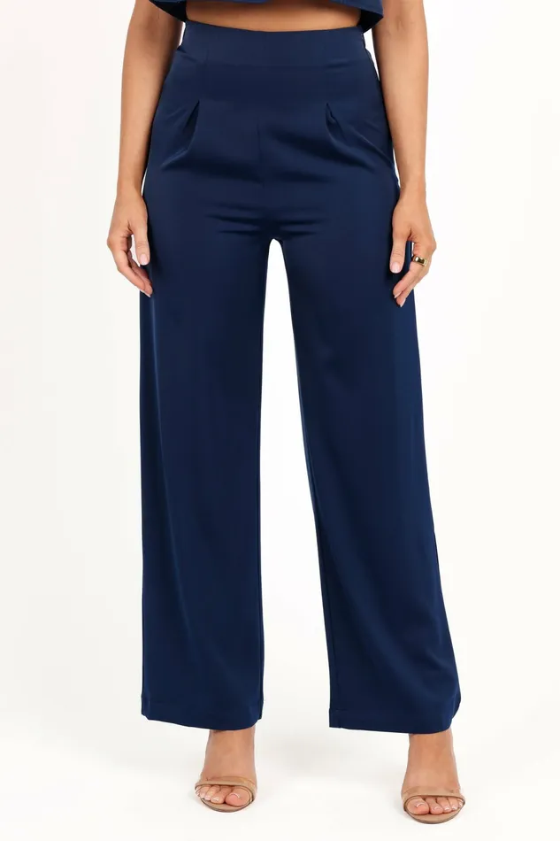 Petal and Pup Esmeralda Two Piece Set Navy Women Matching Sets