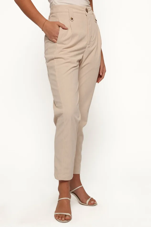 Petal and Pup Jones Cord Pant Cream Women Pants