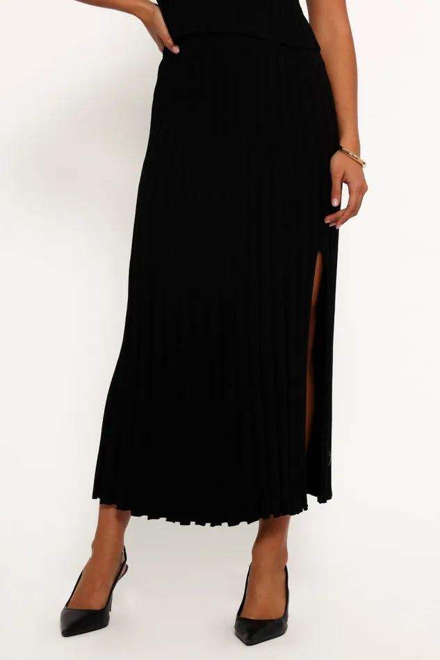 Petal and Pup Matching Sets Women Carson Knit Midi Skirt Black