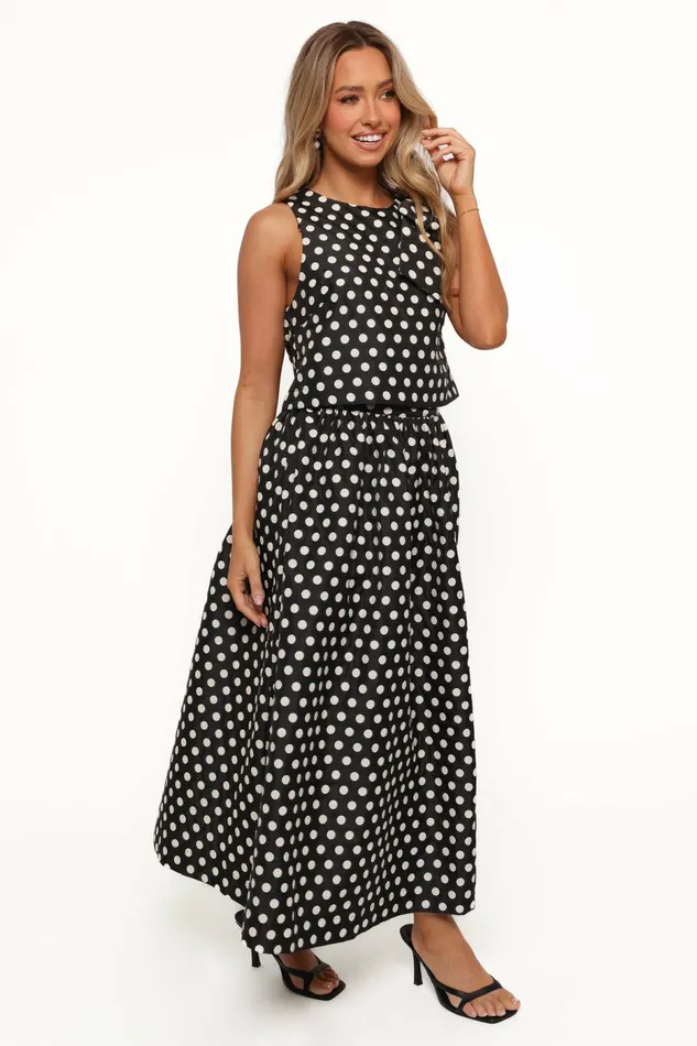 Petal and Pup Rhea Two Piece Set Black Women Matching Sets