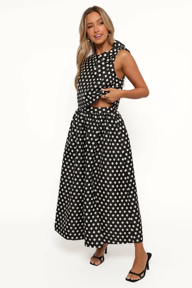 Petal and Pup Rhea Two Piece Set Black Women Matching Sets