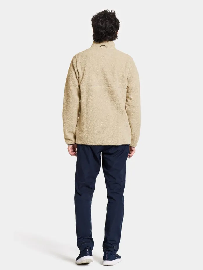 Phoenix Men039s Fullzip Clay Beige Men Didriksons Fleece and Midlayers