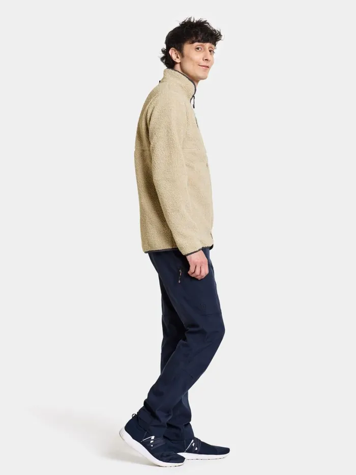 Phoenix Men039s Fullzip Clay Beige Men Didriksons Fleece and Midlayers