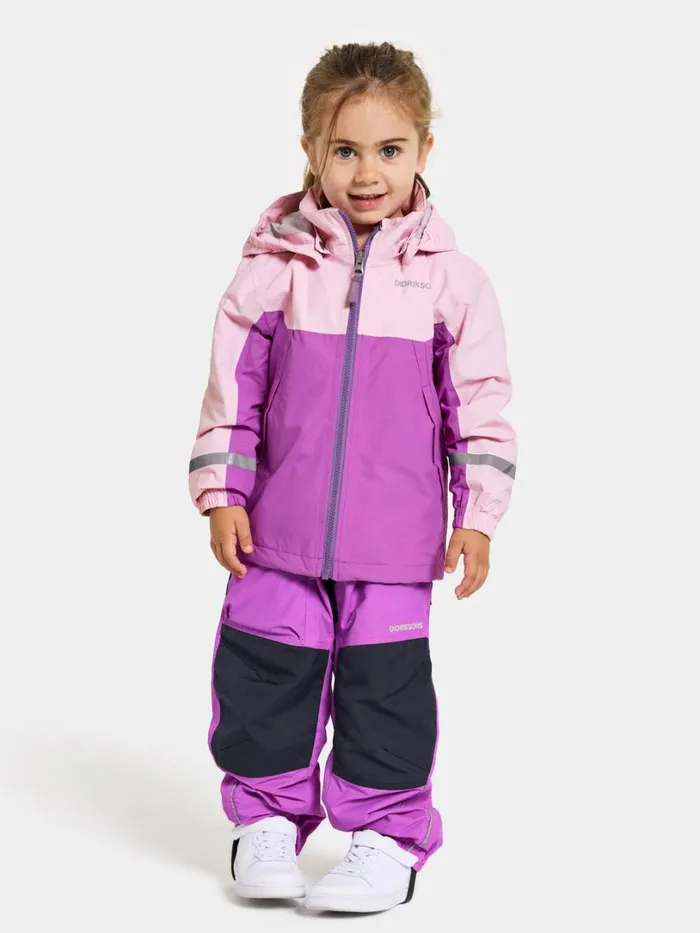 Pilvi Kids039 Jacket Tulip Purple Kids Didriksons Spring Jackets