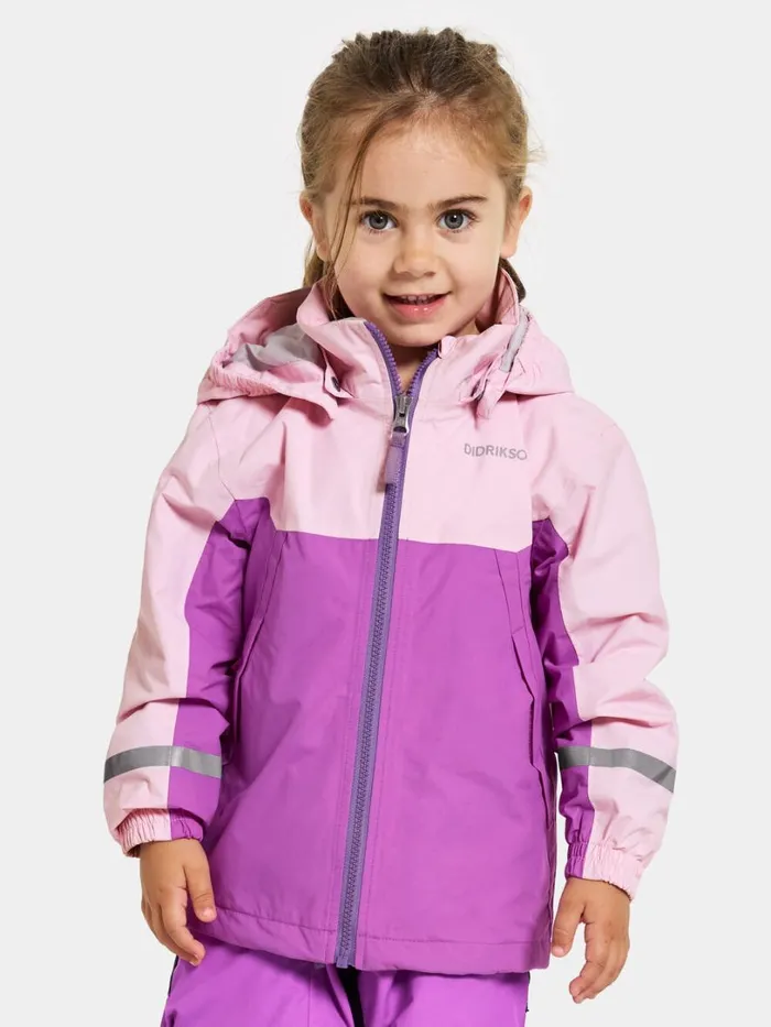 Pilvi Kids039 Jacket Tulip Purple Kids Didriksons Spring Jackets