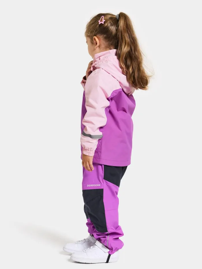 Pilvi Kids039 Jacket Tulip Purple Kids Didriksons Spring Jackets