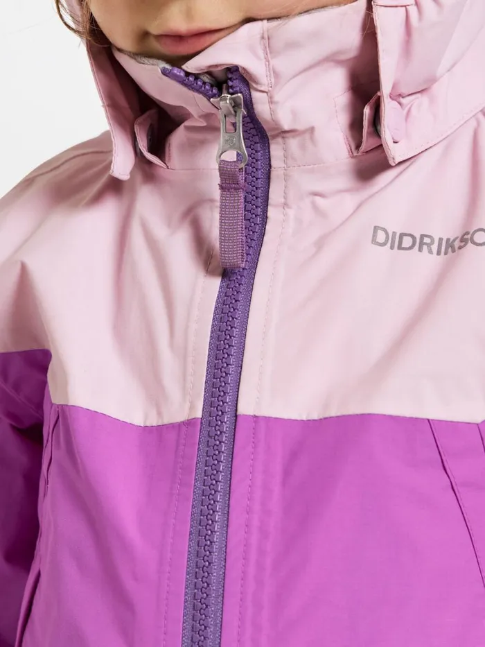 Pilvi Kids039 Jacket Tulip Purple Kids Didriksons Spring Jackets