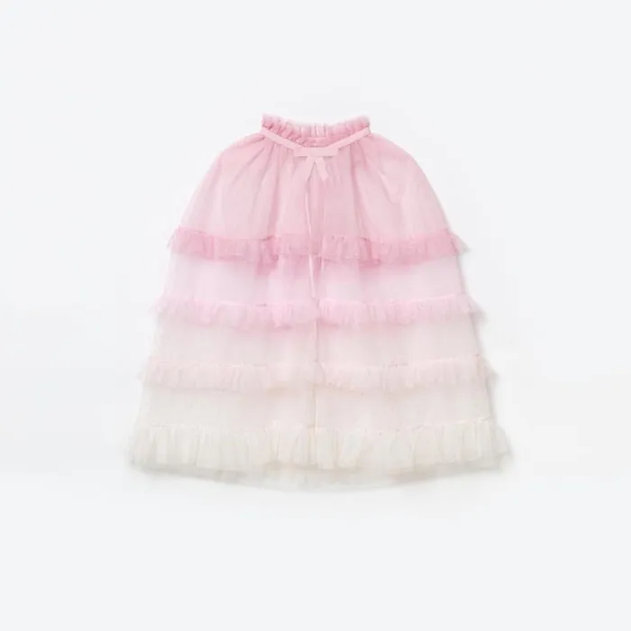 Pink Mesh Dot Cape WomenKids Self Portrait Flower Girl