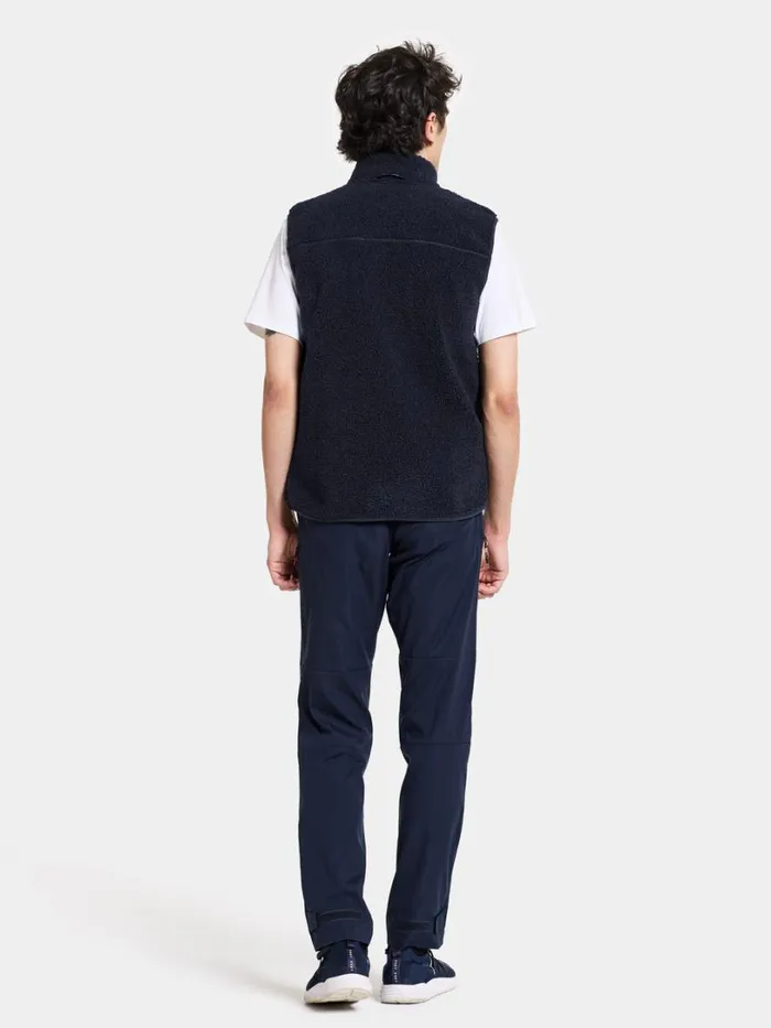 Pollux Men039s Vest Dark Night Blue Men Didriksons Vests Pollux Men039s Vest Dark Night Blue Men Didriksons Vests