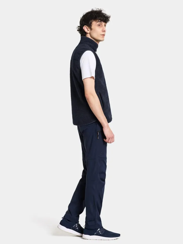 Pollux Men039s Vest Dark Night Blue Men Didriksons Vests Pollux Men039s Vest Dark Night Blue Men Didriksons Vests