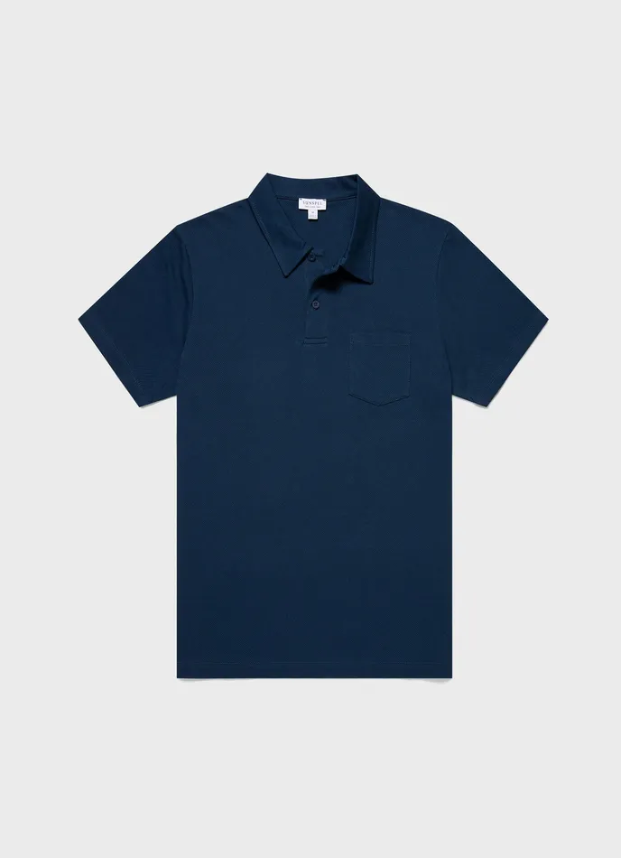 Polo Shirts Riviera Polo Shirt Naval Blue 8211 ussunspel Men