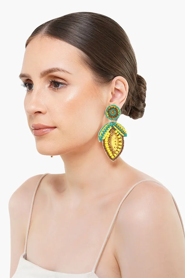 Positano Lemon Earrings Earrings America and Beyond Women