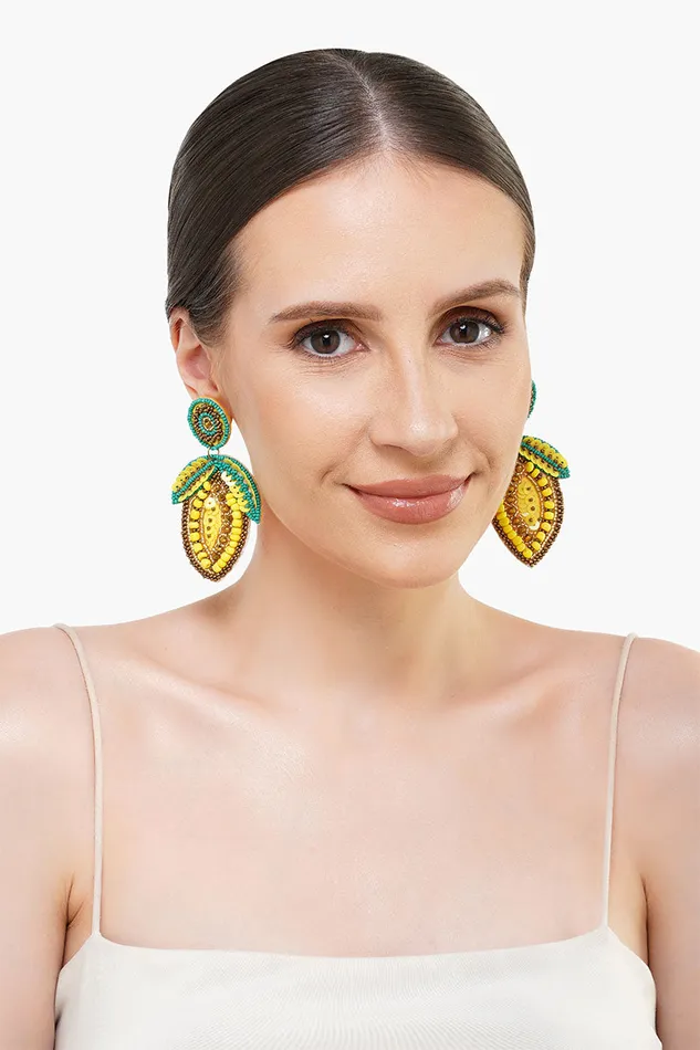 Positano Lemon Earrings Earrings America and Beyond Women